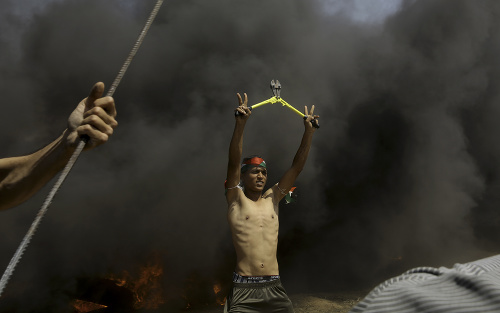Protesty v pásme Gazy