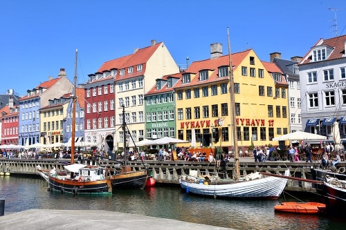 Prístav Nyhavn v Kodani