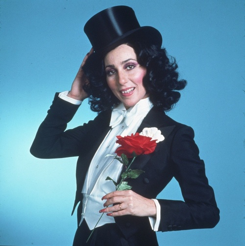 Speváčka Cher ako 27-ročná. 