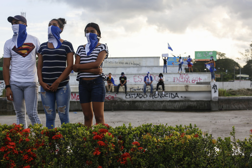 Protivládne protesty v Nikarague