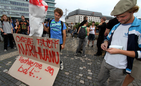 PROTEST: Za dekriminalizáciu marihuany PROTEST: Za dekriminalizáciu marihuany