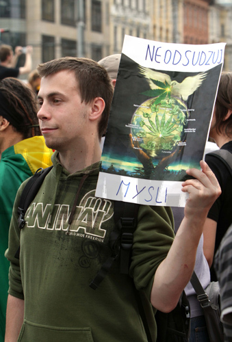 PROTEST: Za dekriminalizáciu marihuany PROTEST: Za dekriminalizáciu marihuany
