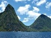 Sv. Lucia ostrov Karibik