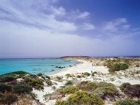 Elafonisi Beach, Kréta, Grécko Elafonisi Beach, Kréta, Grécko