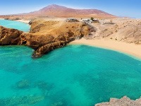 Lanzarote, pláž Papagayo Lanzarote, pláž Papagayo