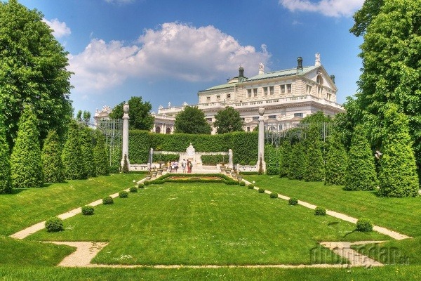 Volksgarten park, Viedeň, Rakúsko