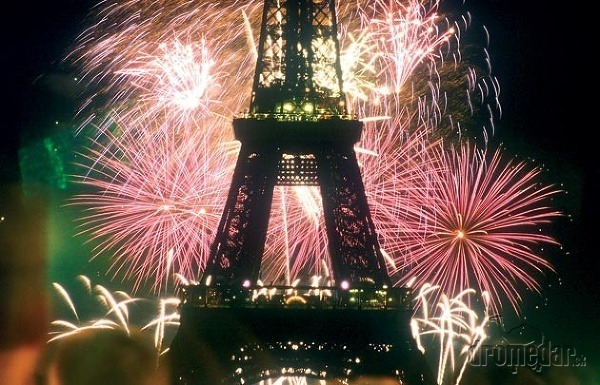 Silvester v Paríži, Francúzsko