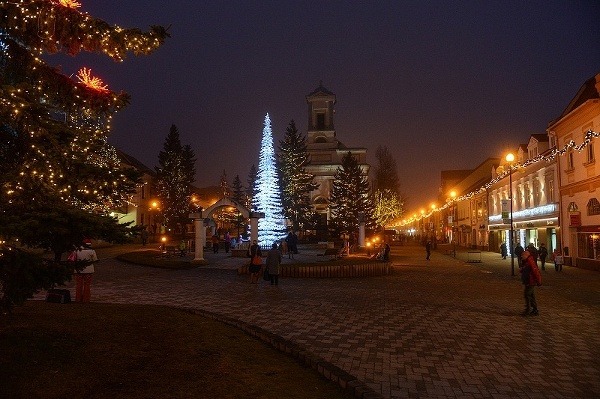 Poprad v zime