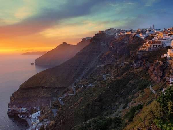 Santorini, Grécko