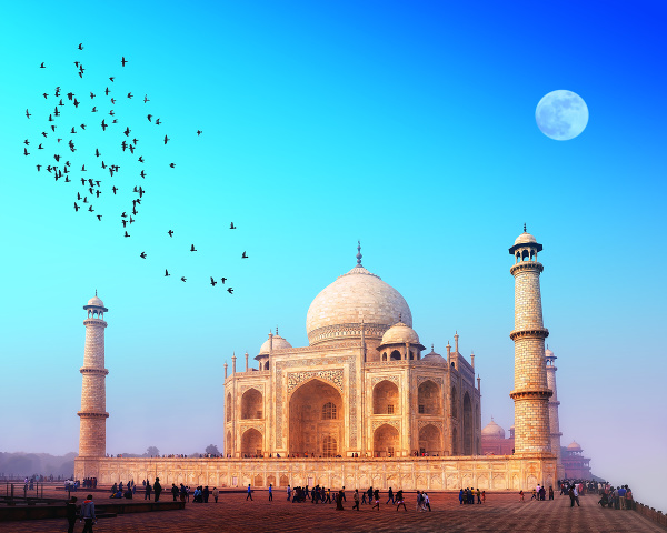 Tádž Mahal, India
