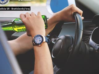 Vodiči šoférovali na území Bratislavského kraja pod vplyvom alkoholu
