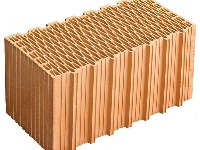 Brúsený tehlový blok. 