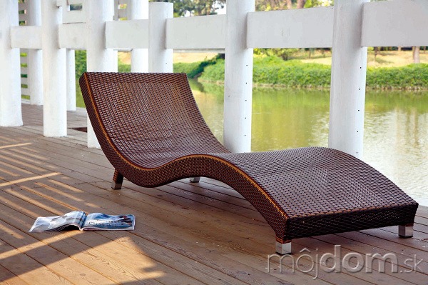 Pohodlne tvarované ležadlo S-lounger Pohodlne tvarované ležadlo S-lounger