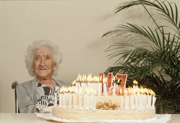 Jeanne Calmentová oslavuje 117 rokov. (Foto: Profimedia.sk)