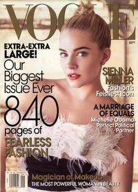 Herečka Sienna Miller - cover girl najťažšieho Vogue.