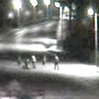 Zábery kamier lipianskej mestskej polície zachytili, ako lupiči mlátili svoju obeť.