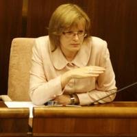 Podpredsedníčka koaličnej SNS Anna Belousovová