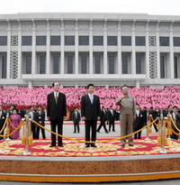 Summit Severnej a Južnej Kórey v severokórejskom Pchjongjangu.