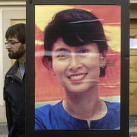 Aun San Su Ťij je ikonou demokracie v Mjanmarsku.