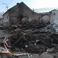Dom Emila Ringoša zničil výbuch plynu 2. februára 2007.