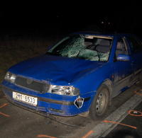 Auto policajti zaistili.