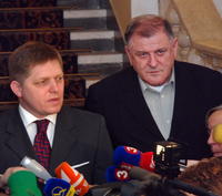 Robert Fico a Vladimír Mečiar