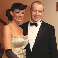 Boris Kollár a Linda Rezešová sa na Plese v opere po prvýkrát verejne ukázali ako pár.