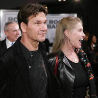 Patrick Swayze s manželkou Lisou Niemi.