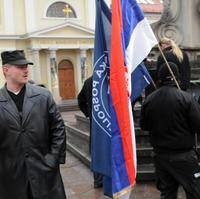 Protest Slovenskej pospolitosti v Banskej Bystrici.