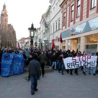 V košických uliciach protestovalo proti fašizmu okolo 150 ľudí.