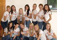 Finálová dvanástka Miss Slovensko 2008.
