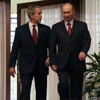 George W. Bush a Vladimir Putin