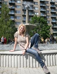 „Pri pohľade na fungujúcu fontánu sa mi vrátili spomienky z nakrúcania spred 23 rokov,“ povedala herečka Eva Vejmělková (39).