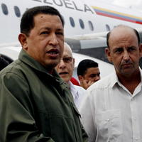 Hugo Chávez po prílete na Kubu