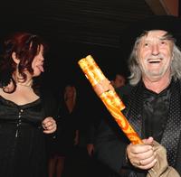 Juraj Jakubisko s manželkou Deanou na svetovej premiére filmu Bathory