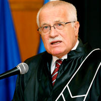 Český prezident Václav Klaus
