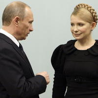 Vladimir Putin a Julia Tymošenkova