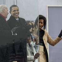 Barack Obama s manželkou.