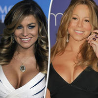 Carmen Electra a Mariah Carey