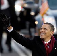 Americký prezident Barack Obama na ceste do Biele domu