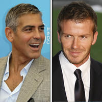 George Clooney a David Beckham