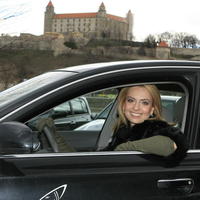 Marianna Ďurianová vo svojom novom aute.