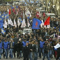 Protesty v Gruzínsku