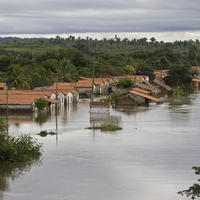 Povodne v Brazílii.