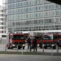 Evakuácia sídla Európskej komisie