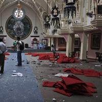 Rímskokatolícky kostol v Nepále po bombovom útoku