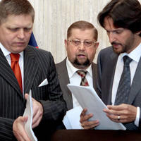 Robert Fico, Štefan Harabin a Robert Kaliňák