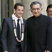 Nicolas Sarkozy a Oscar Temaru.