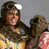 Michael Jackson so šimpanzom Bubbles