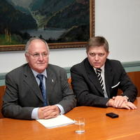 Dušan Čaplovič a Robert Fico